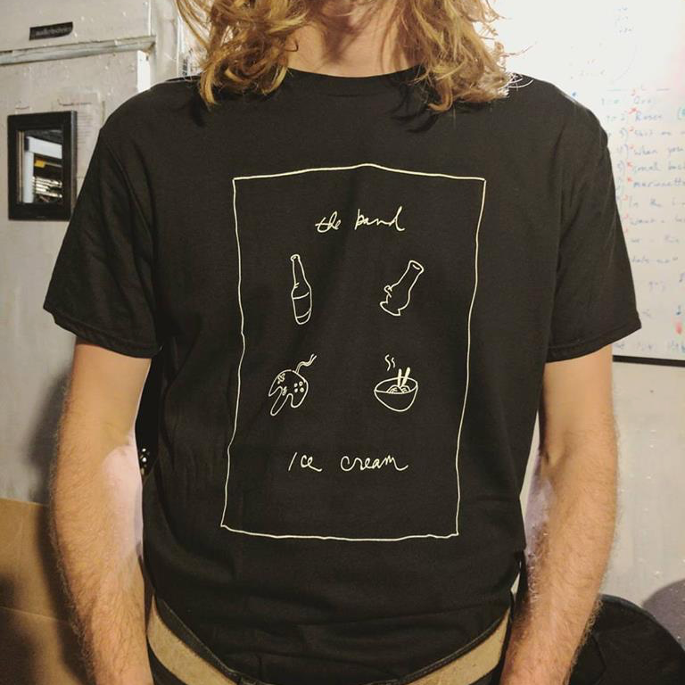 The Band Ice Cream Tee: Beers, Bongs, Video Games, and Ramen
